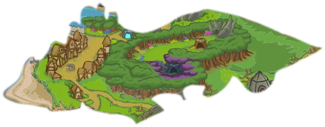 Felbridge on the Dungeon Blitz world map