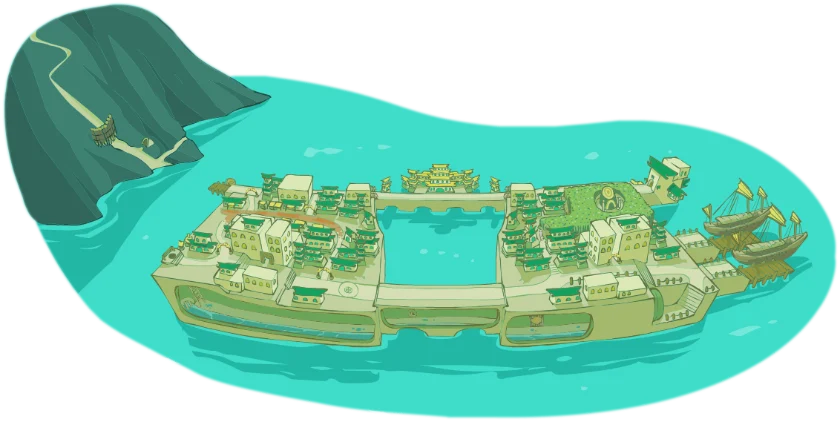 Valhaven on the Dungeon Blitz world map